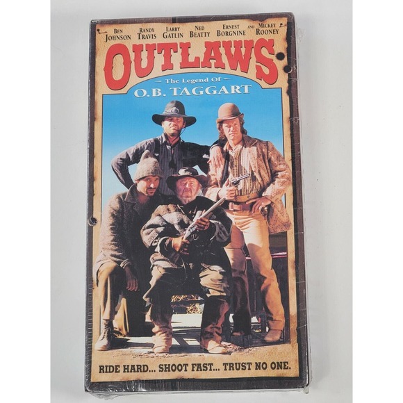 Outlaws The Legend Of OB Taggart (VHS) Randy Travis, Ben Johnson *NEW SEALED* - Picture 1 of 6